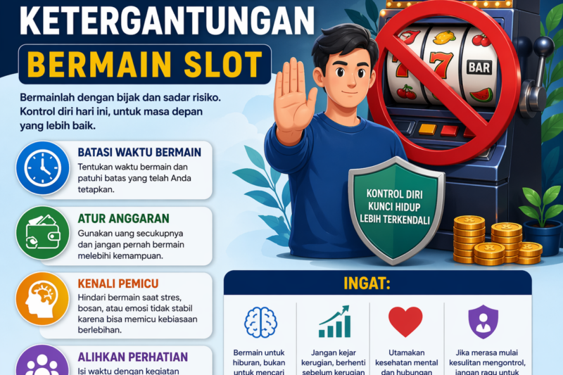 Cara Cerdas Menghindari Ketergantungan Bermain Slot